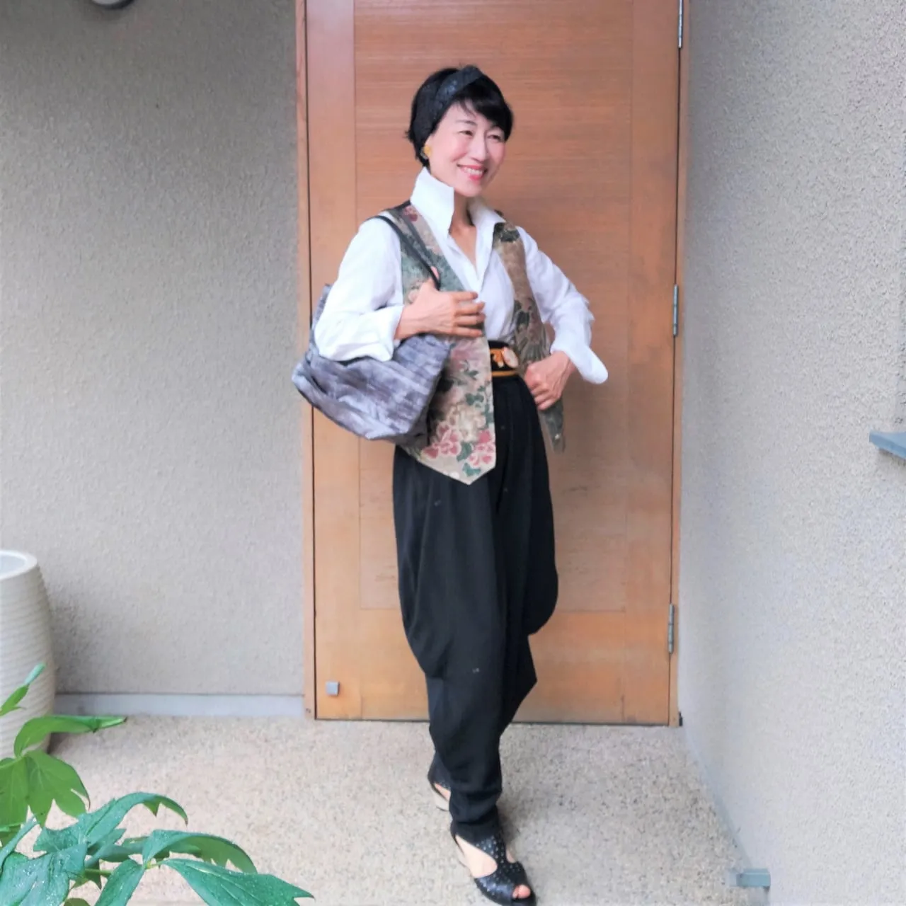 羽織からやっこパンツ