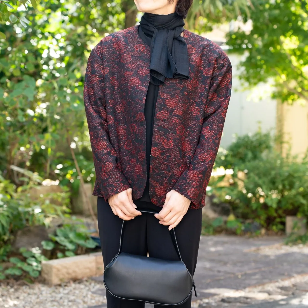 漆織りの着物からジャケット