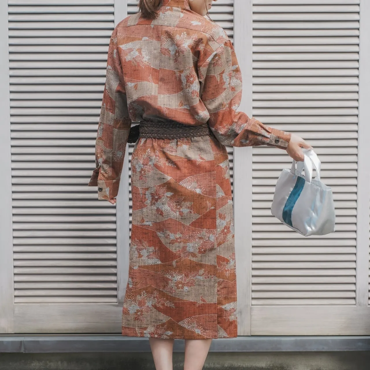 紬の着物からセットアップ - 画像 (5)