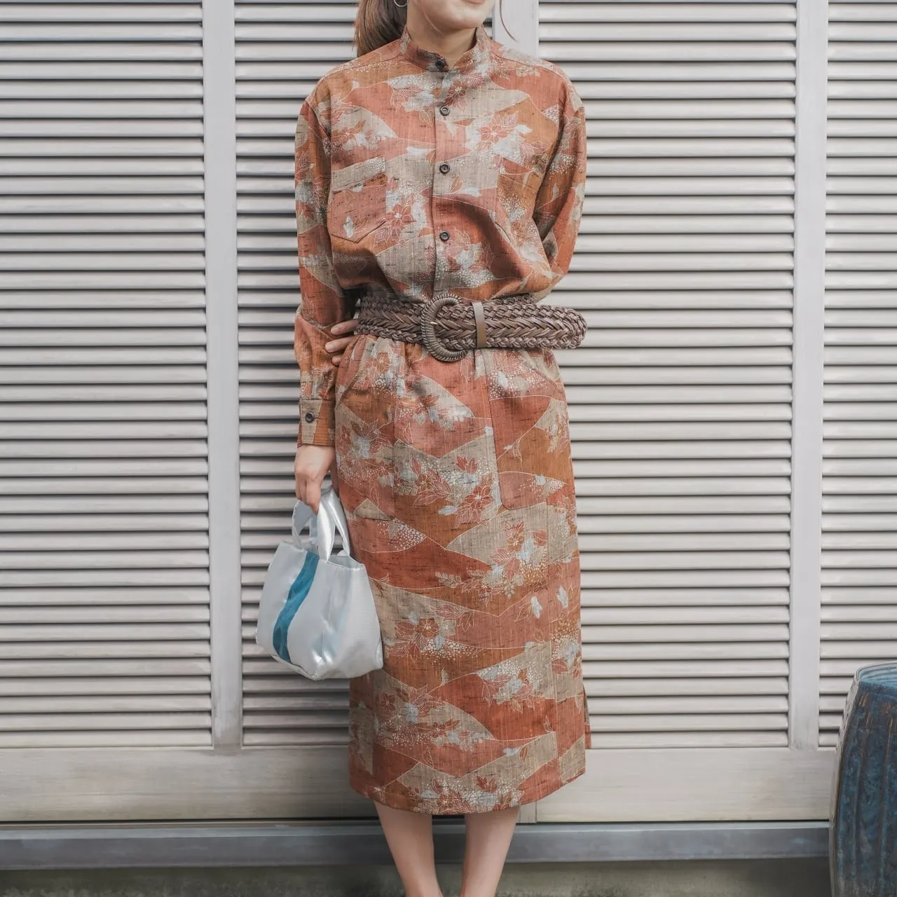 紬の着物からセットアップ - 画像 (3)