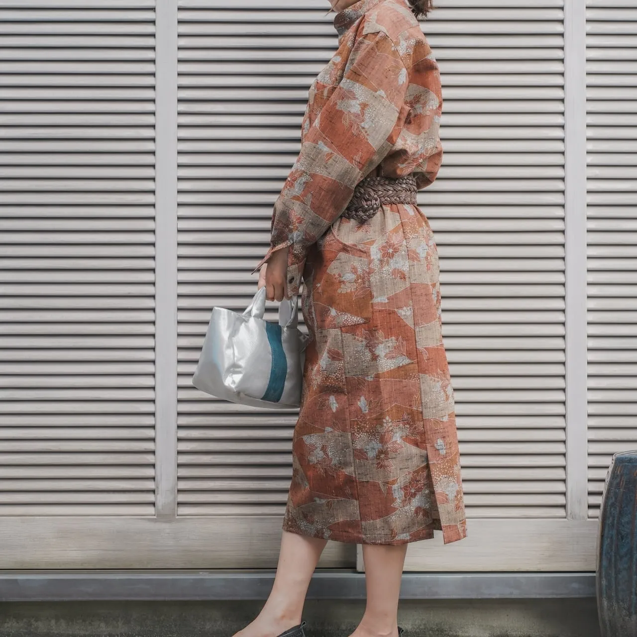 紬の着物からセットアップ - 画像 (4)